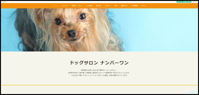 ドッグサロン ナンバーワン