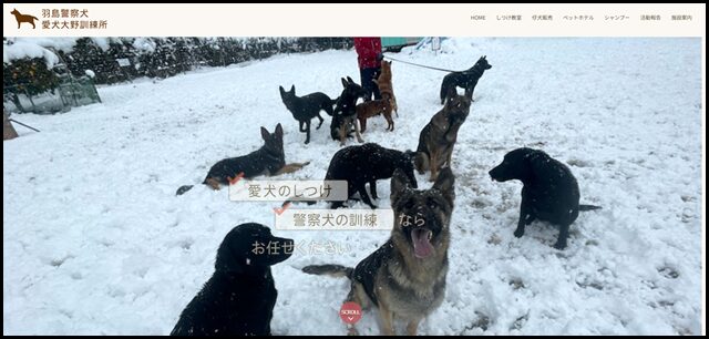 羽島警察犬愛犬大野訓練所｜大野町の愛犬・警察犬のしつけ・訓練なら