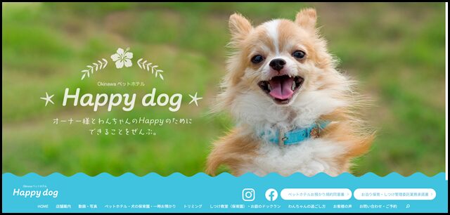 沖縄県うるま市のHappy dog｜すべてのわんちゃんをHappyに